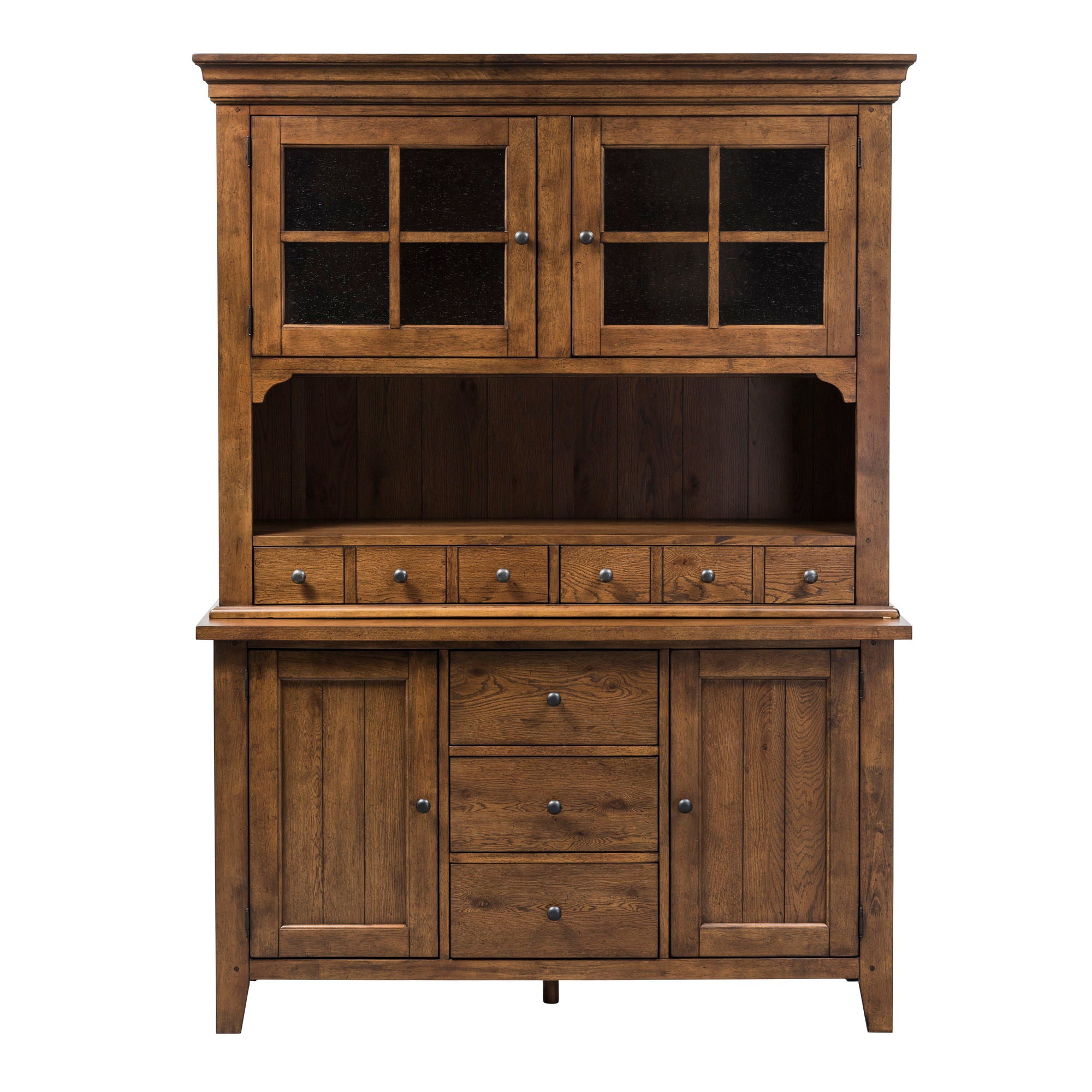 Liberty Furniture Hearthstone Ridge – Hutch & Buffet – Dark Brown