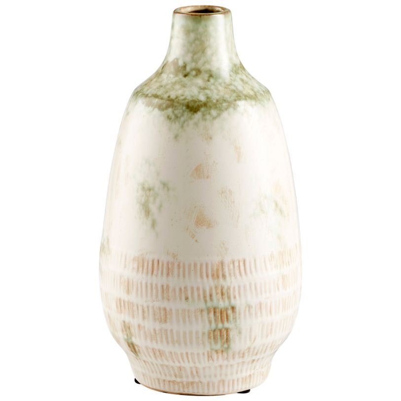 Cyan Design Yukon Vase | Olive Pearl Glaze – Small 11051