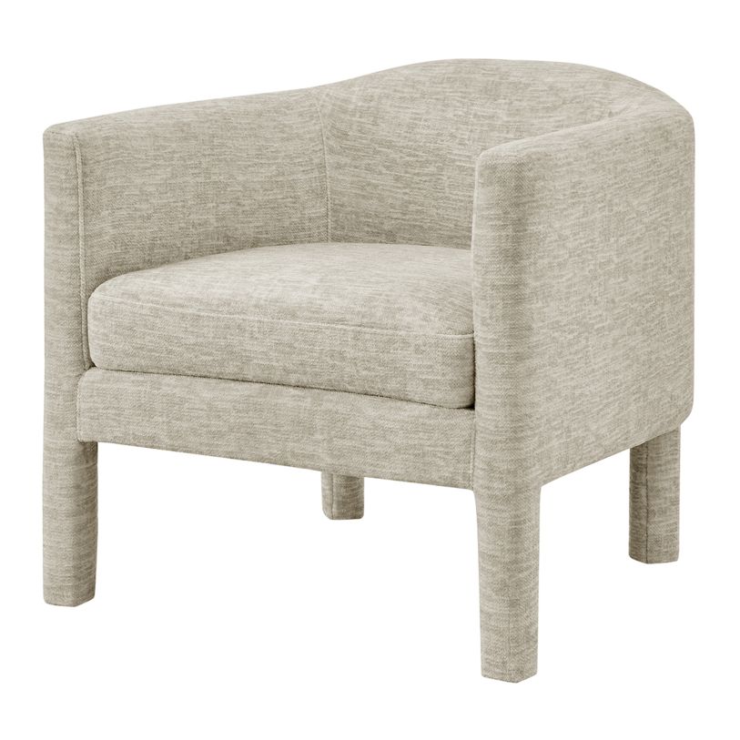 NPD Jennifer Fabric Accent Arm Chair, Pasadena Beige 1900210-638 CLOSEOUT