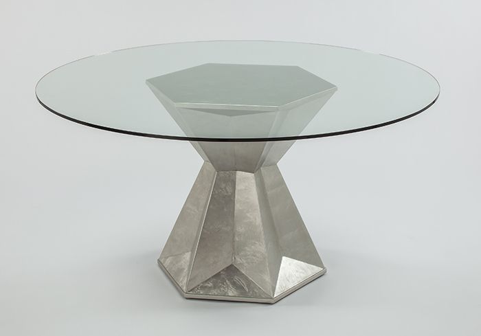 Artmax Dining Table with Glass 2927-DT4