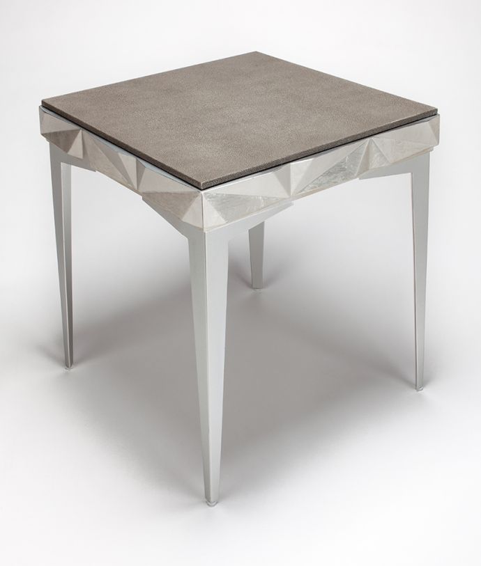 Artmax End Table in Silver 2927-ET