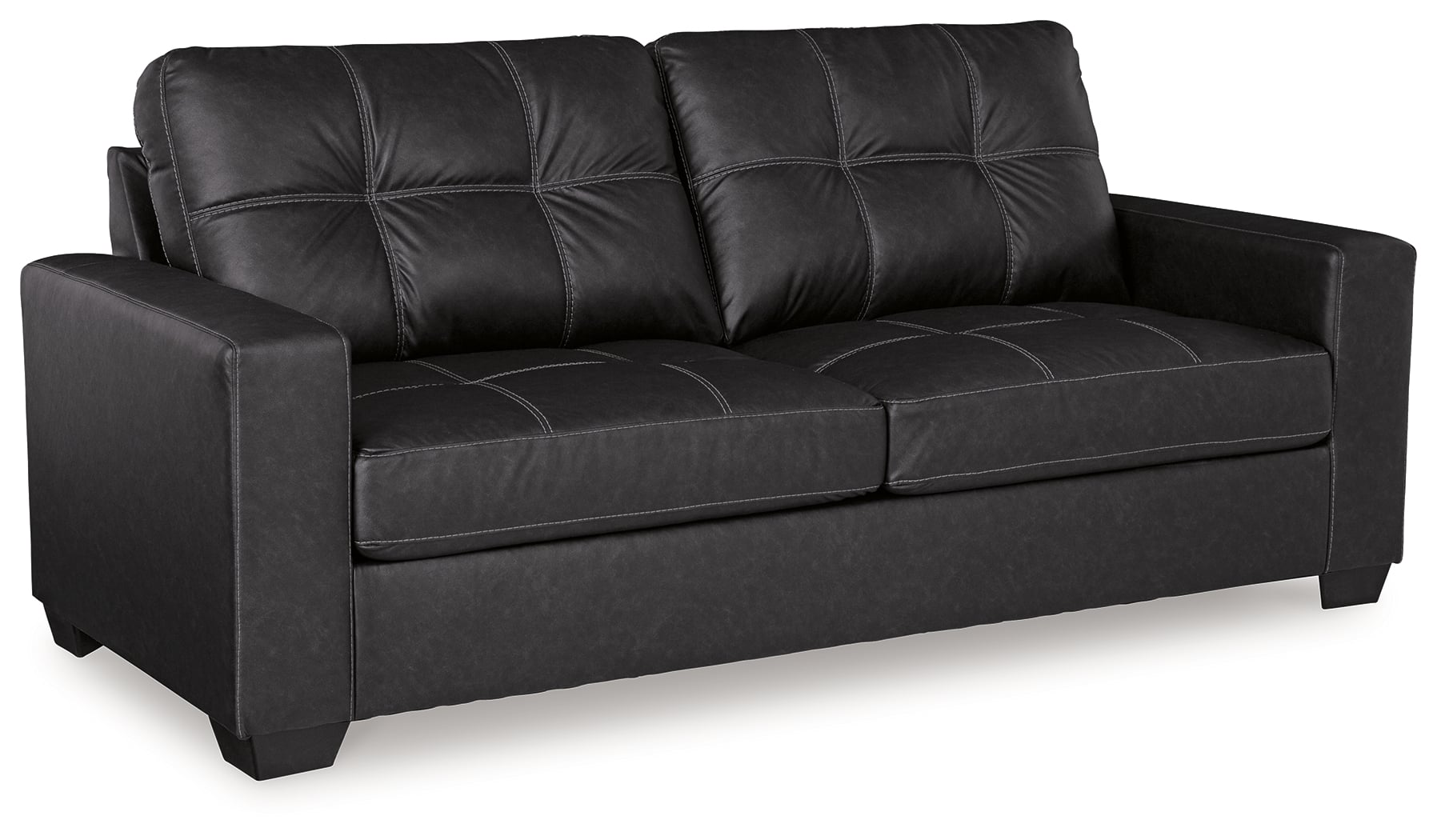 Contemporary Faux Leather Queen Sofa Sleeper