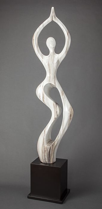 Artmax Sculpture Serenity II in White 4477-AD1