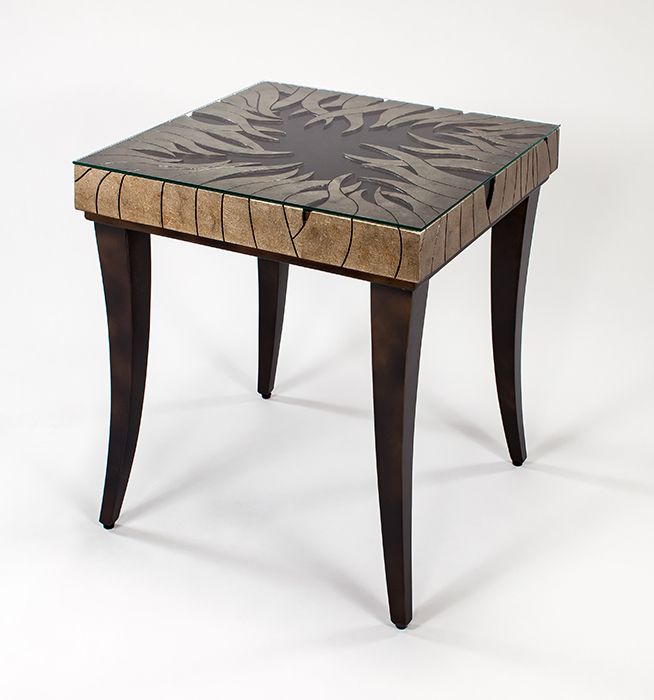 Artmax End Table in Tobacco 4494-ET