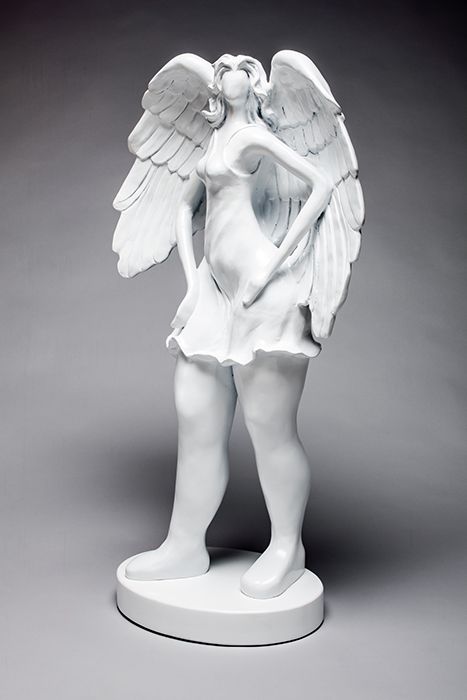 Artmax Sculpture Angel Of Guidance I in White 4501-PF2