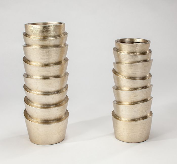 Artmax Vase (Left Image) in Champagne 4502-VA1