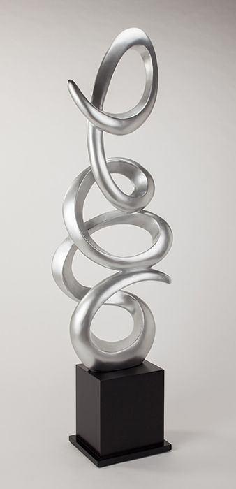 Artmax Floor Sculpture in Silver 4507-AD2