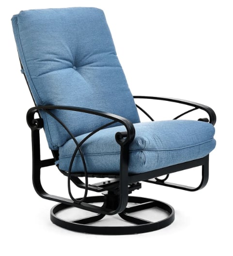 Ultra High Back Swivel Rocker Lounge Chair