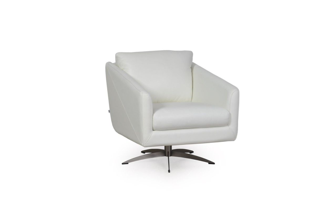 Moroni Jayden Swivel Chair in White 53006B-1637