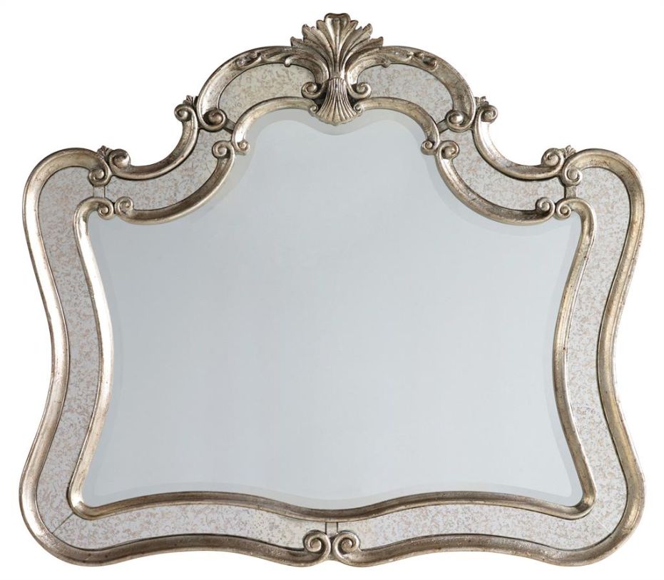 Hooker Furniture Sanctuary Shaped Mirror in Silver 5413-90009