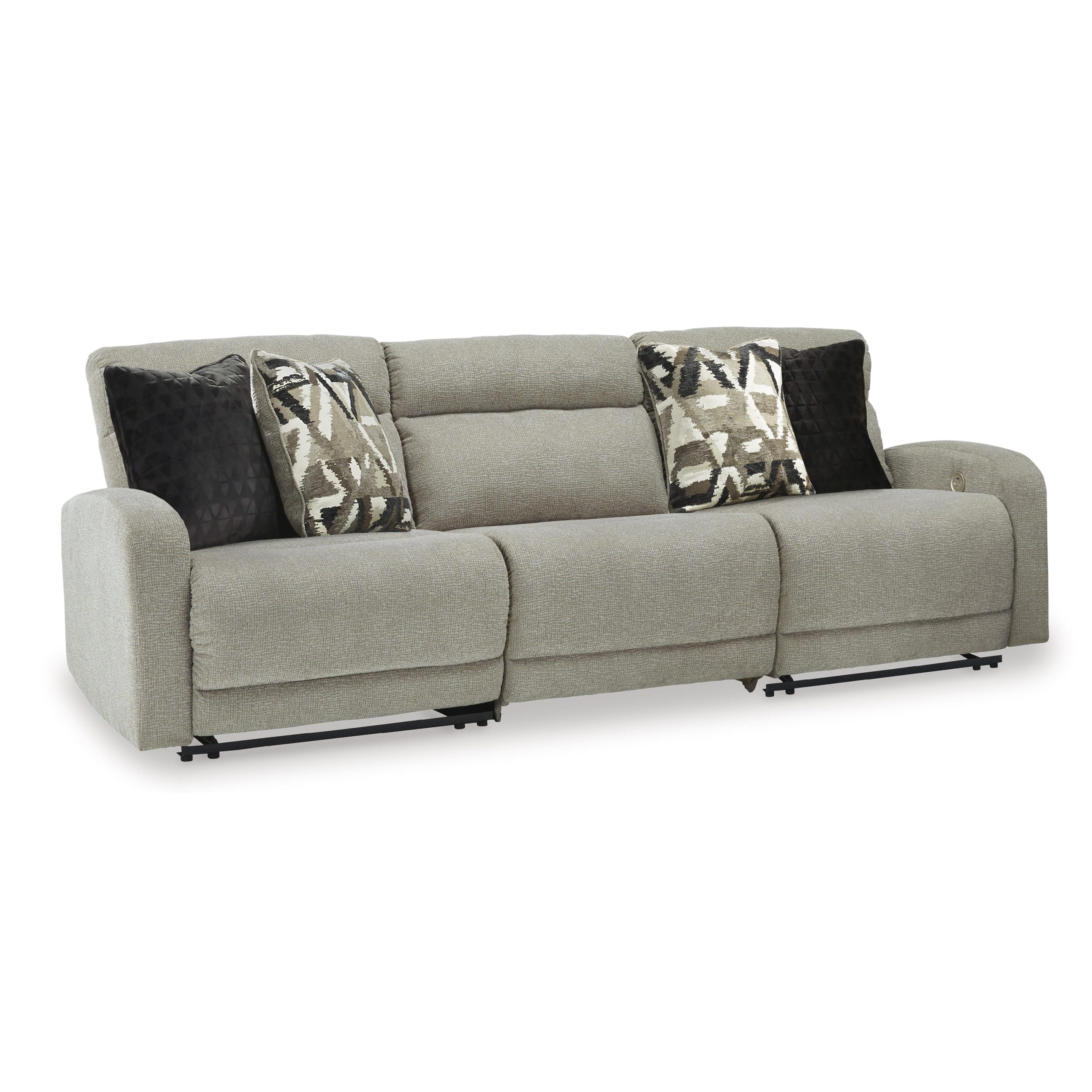 Signature Design by Ashley Colleyville Power Reclining Fabric 3 pc Sectional 5440558/5440546/5440562