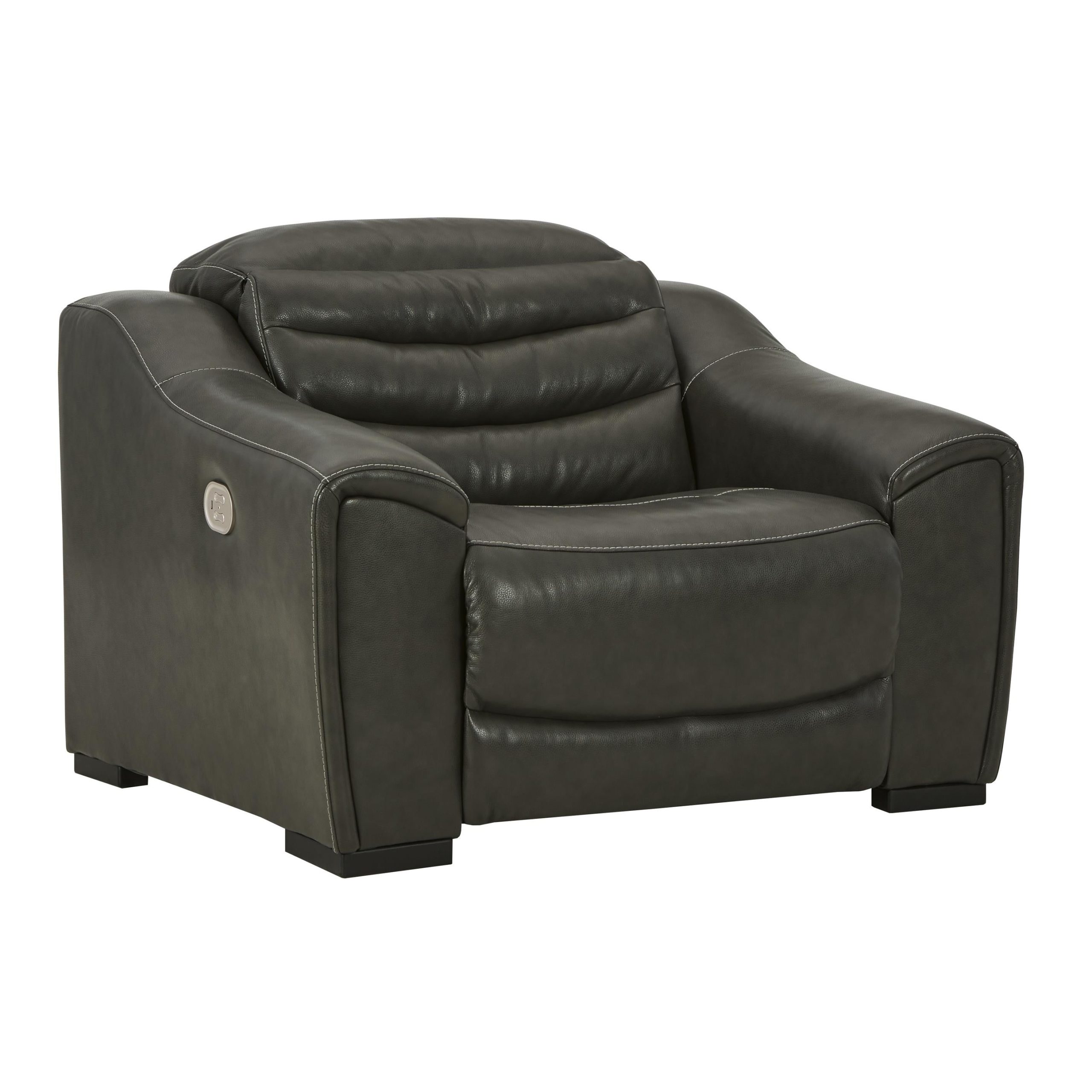 Signature Design by Ashley Center Line Power Leather Match Recliner U6340413