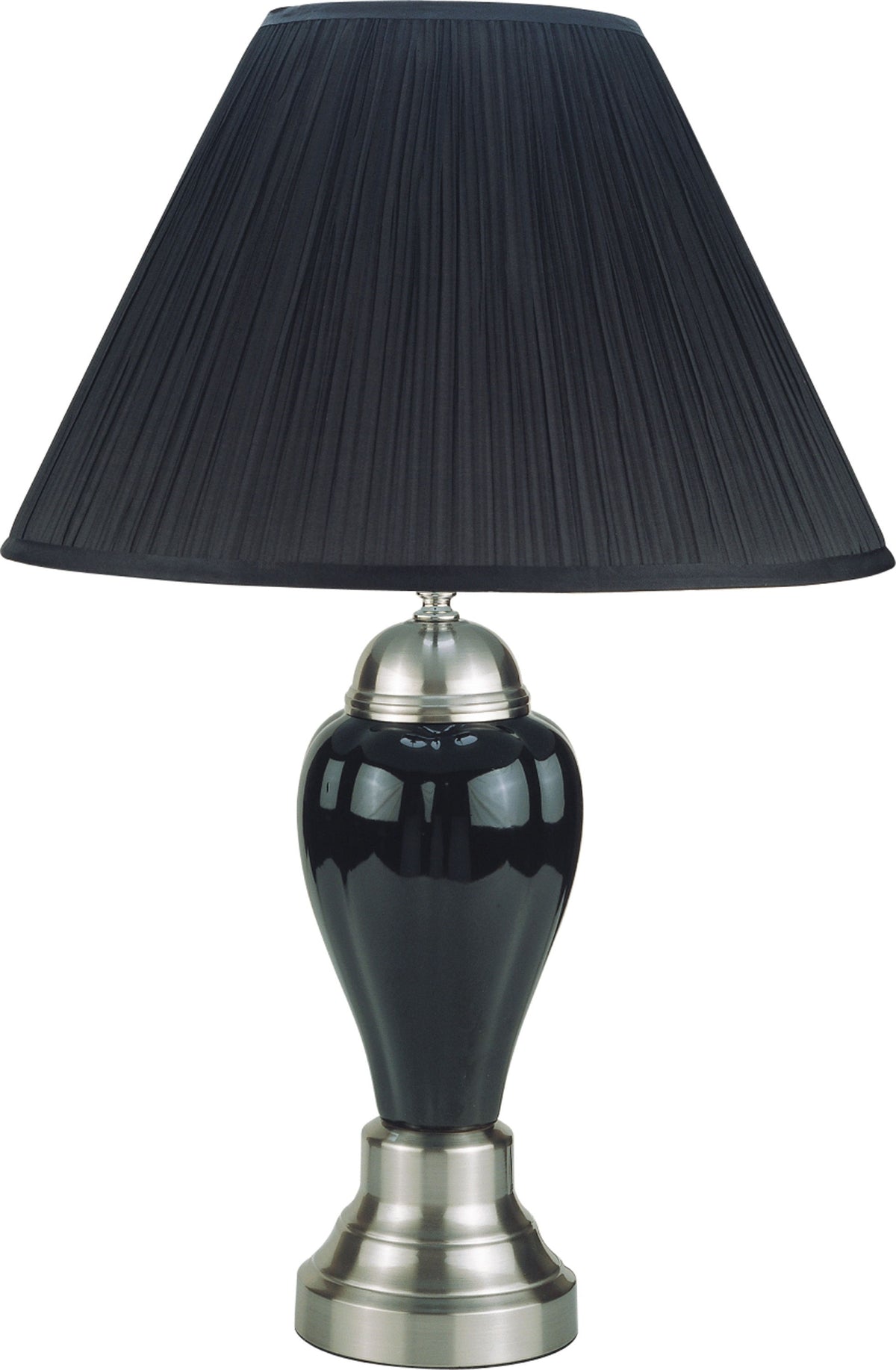 Satin Nickel – Shade For 6115-Bk-Base – Black