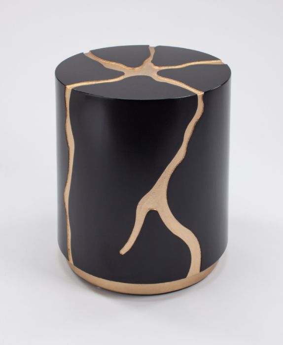 Artmax End Table in Black 7F05-ETB