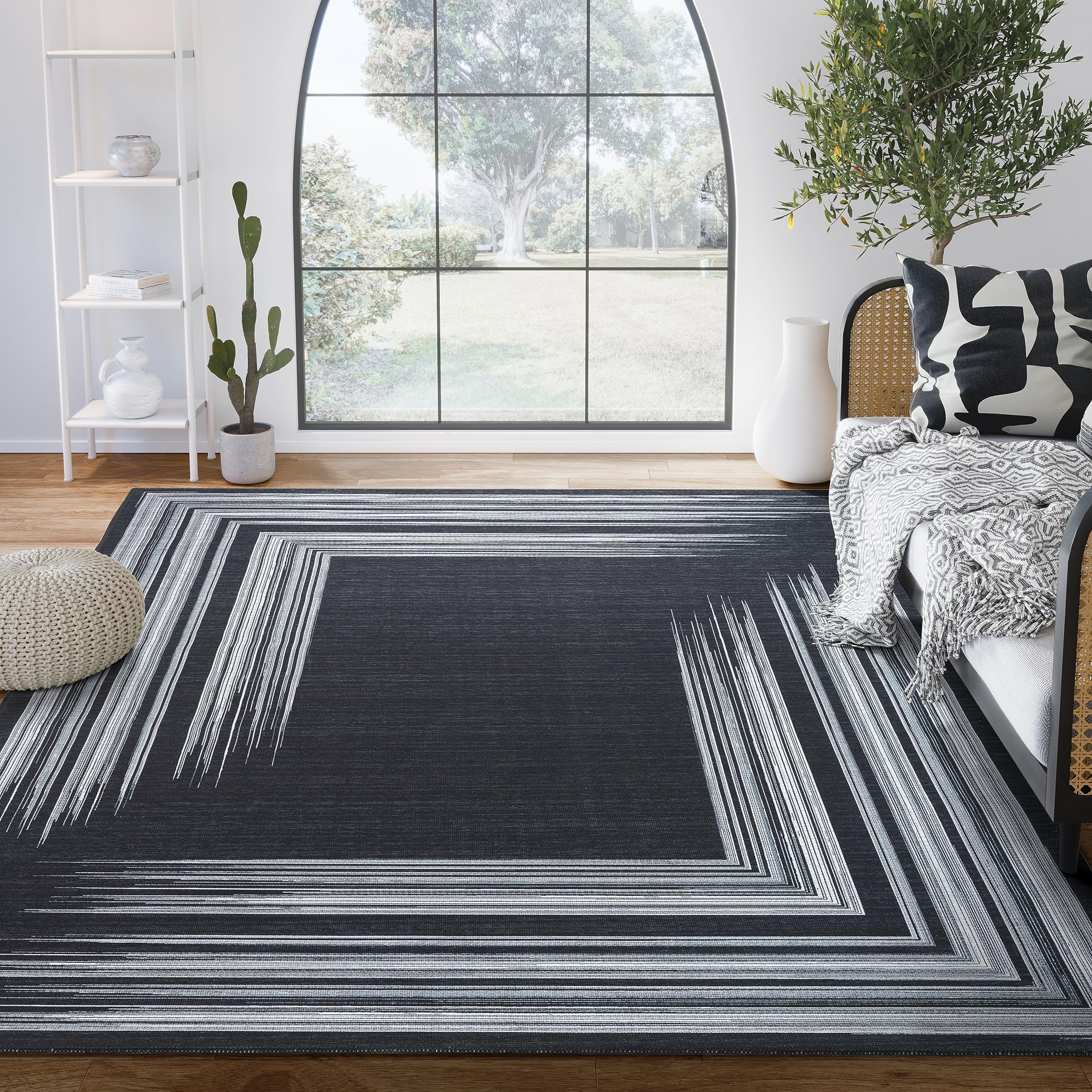 Area Rug – Non-Shedding – Machine Washable