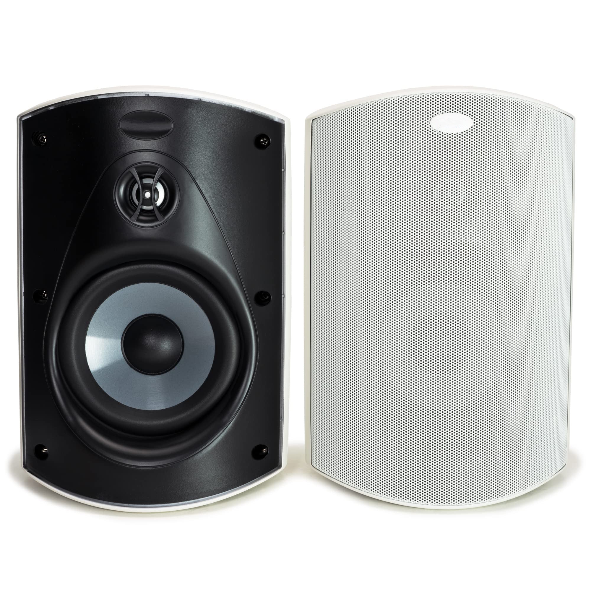 Atrium 5 Outdoor Speakers with Powerful Bass (Pair, Black)