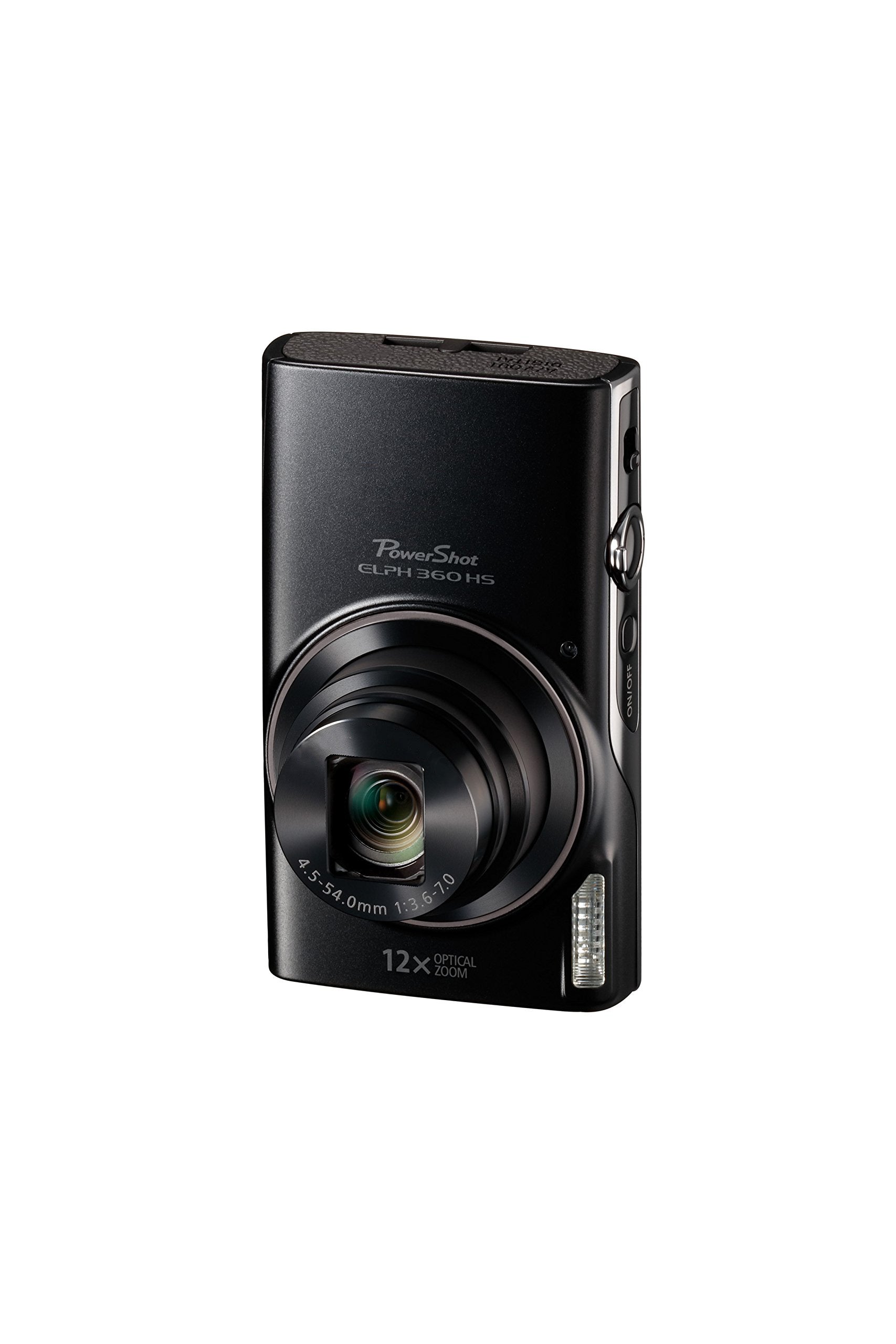 PowerShot ELPH 360 Digital Camera w/ 12x Optical Zoom and Image Stabilization – Wi-Fi & NFC Enabled (Silver)