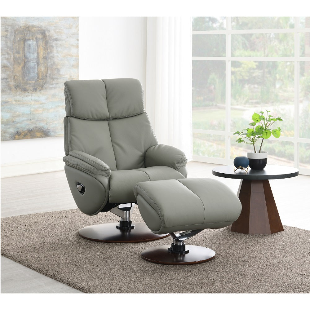 Kandoro Accent Chair with Swivel & Ottoman