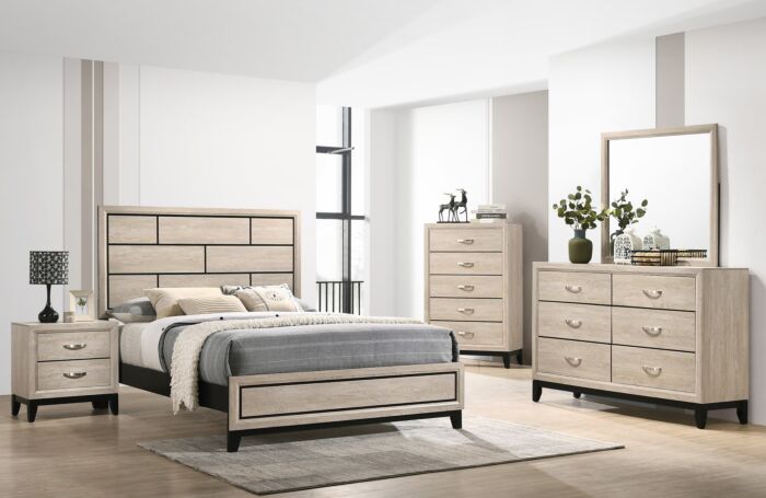 Akerson Driftwood King Bedroom Set – 6 pc.