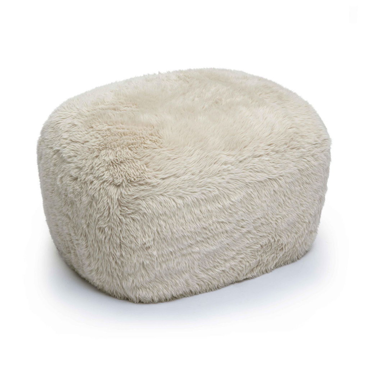 Britt – Vegan Shearling Ottoman