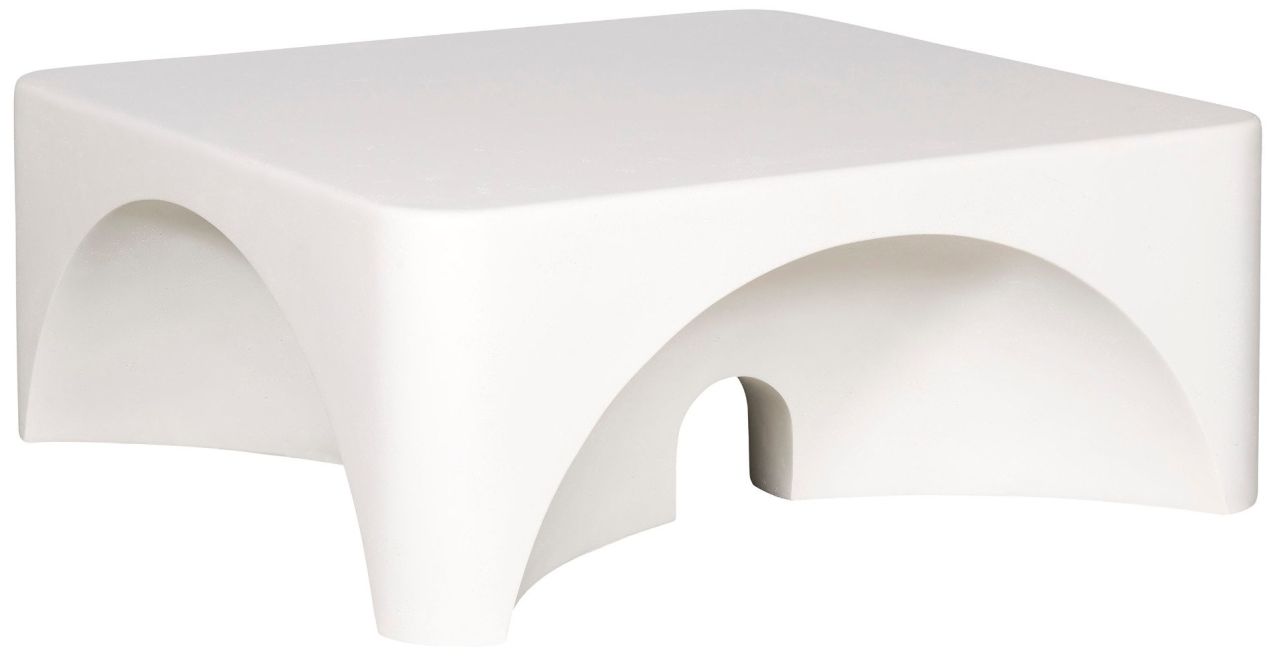 Vanguard Dorian Square Cocktail Table in Stone White (Stocked Finish) P314CS-US