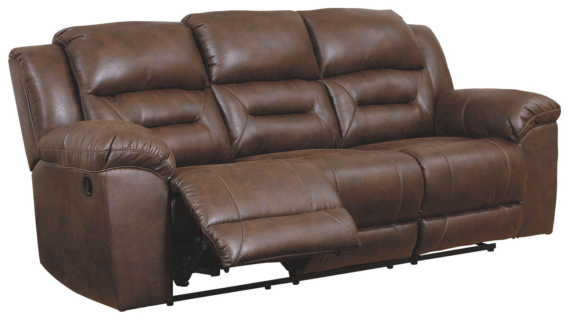 Ashley Stoneland Reclining Sofa – Chocolate