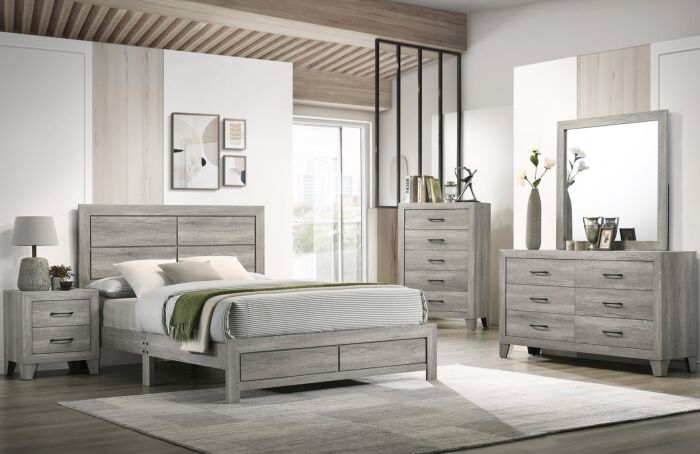 Hopkins Driftwood Full Bedroom Set – 6 Pc.