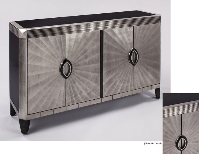 Artmax Cabinet in Silver X1018-S